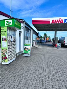 Verkaufsautomat in Renchen neben der Avia Tankstelle